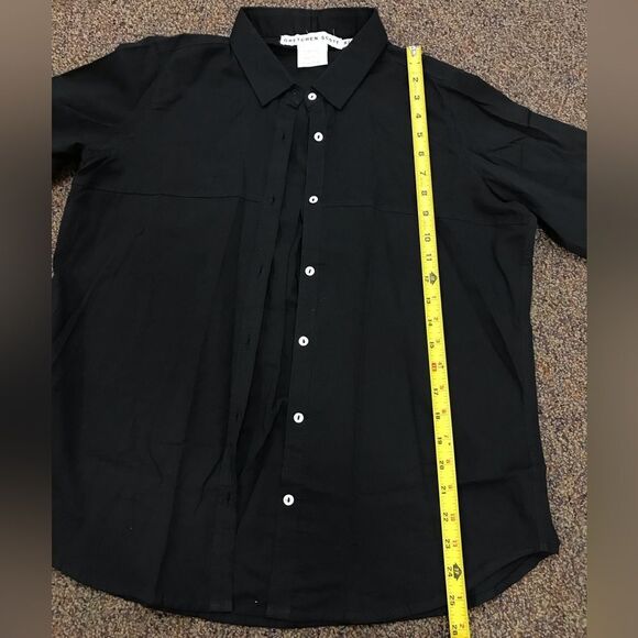 Gretchen Scott Designs Black Button Down Shirt - Picture 6 of 8